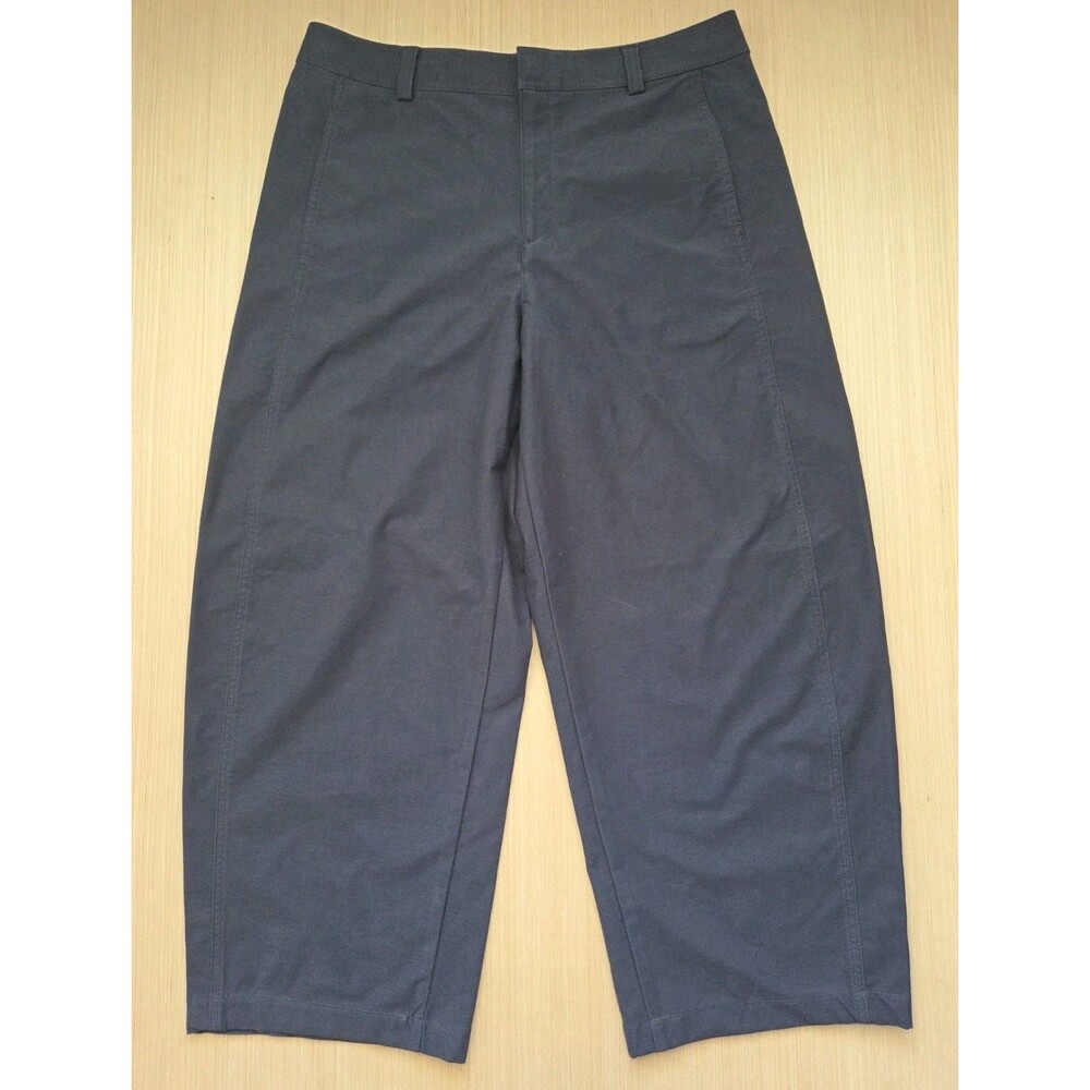 UNIQLO Women’s XL Jersey Barrel Pants High Waist Silhouette Dark Gray NEW
